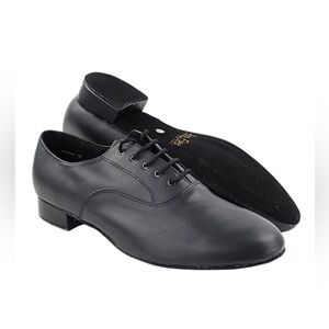 VERY FINE SHOES Mens Standard-Classic Series Ballroom Shoes Black Sz 7.5 NEW